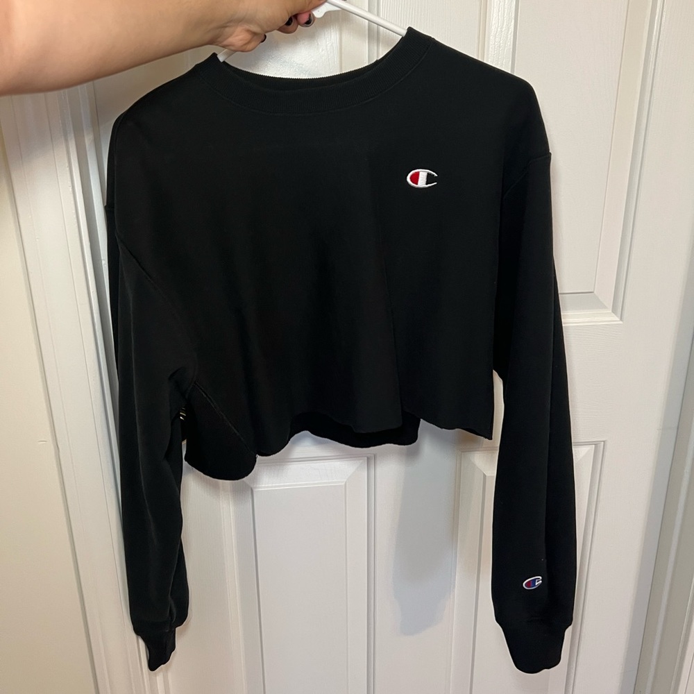 Champion Crop Reverse Weave Sweatshirt